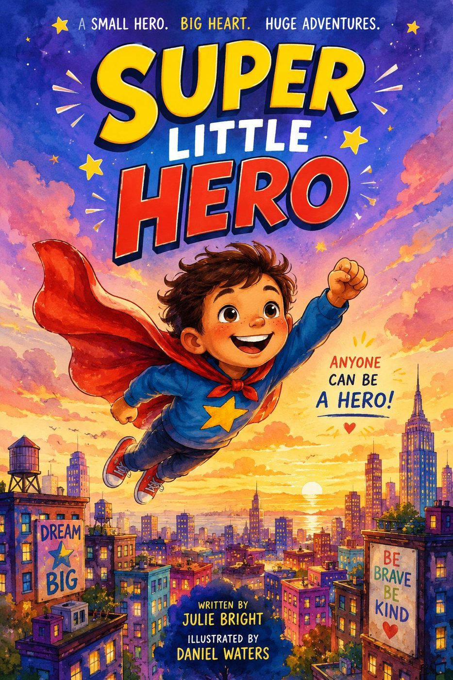 Superhero personalised children's storybook